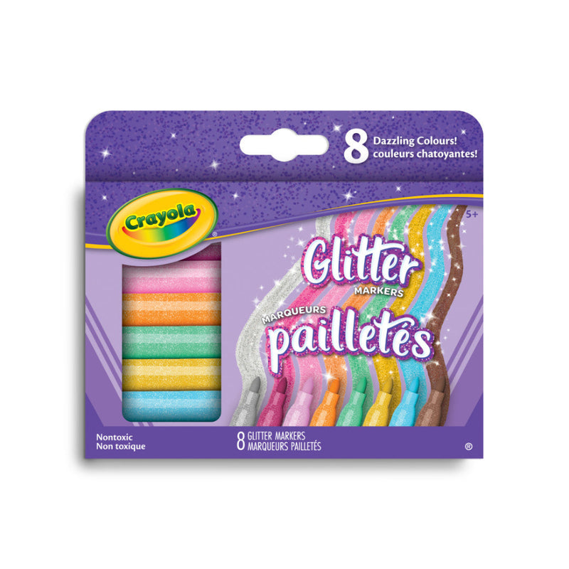 Crayola Glitter Markers 8 Count