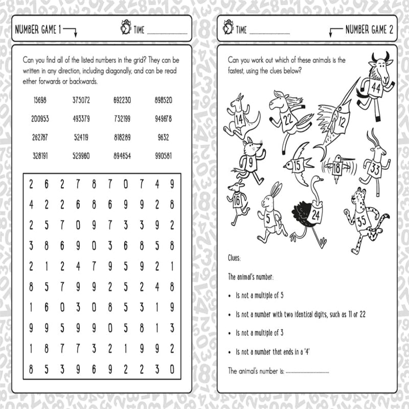 10 Minute Number Games For Clever Kids