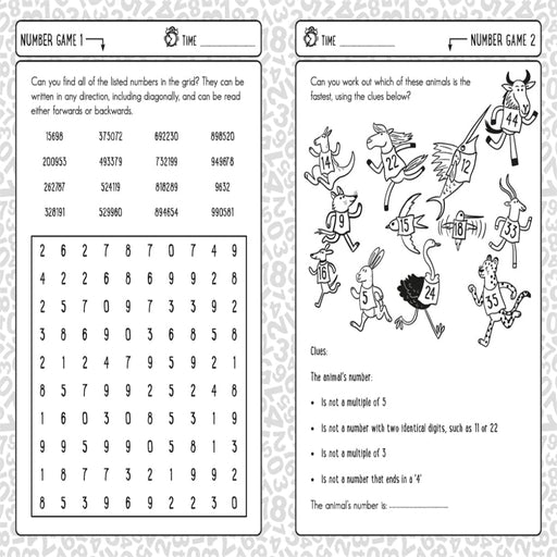 10 Minute Number Games For Clever Kids