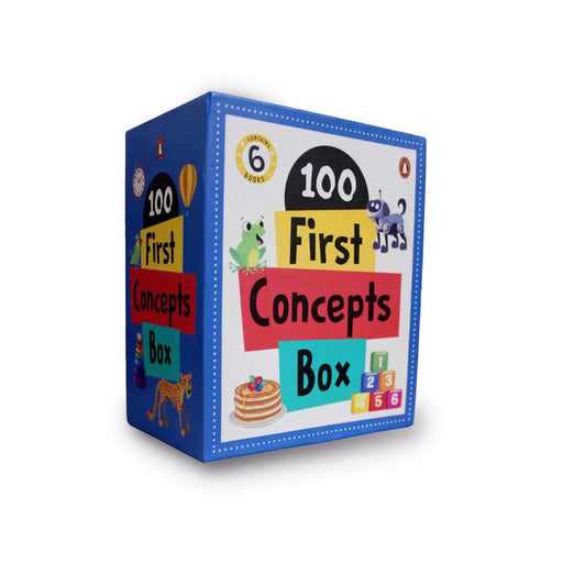 100 First Concept Box (Set Of 6 Books)-Board Book-Prh-Toycra