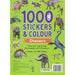 1000 Stickers & Colour Dinosaurs-Activity Books-Pp-Toycra