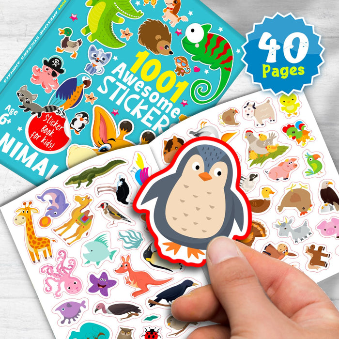 1001 Awesome Stickers Books-Sticker Book-Hello Friend-Toycra
