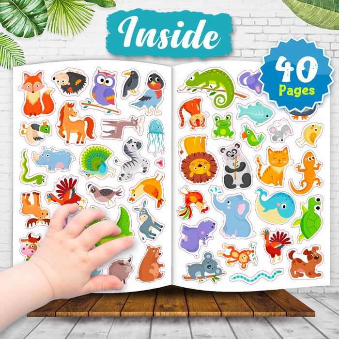 1001 Awesome Stickers Books-Sticker Book-Hello Friend-Toycra