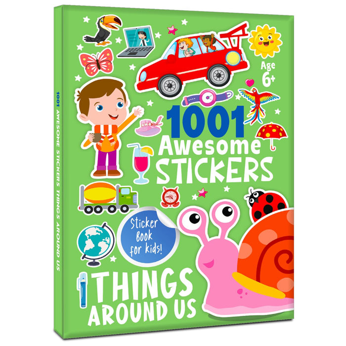 1001 Awesome Stickers Books-Sticker Book-Hello Friend-Toycra