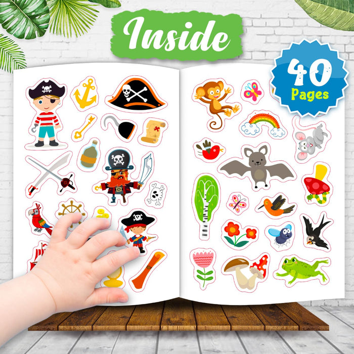 1001 Awesome Stickers Books-Sticker Book-Hello Friend-Toycra