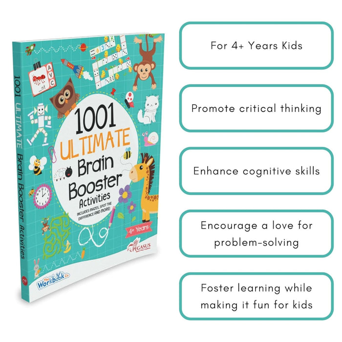 1001 Brain Booster Activities-Activity Books-Pegasus-Toycra