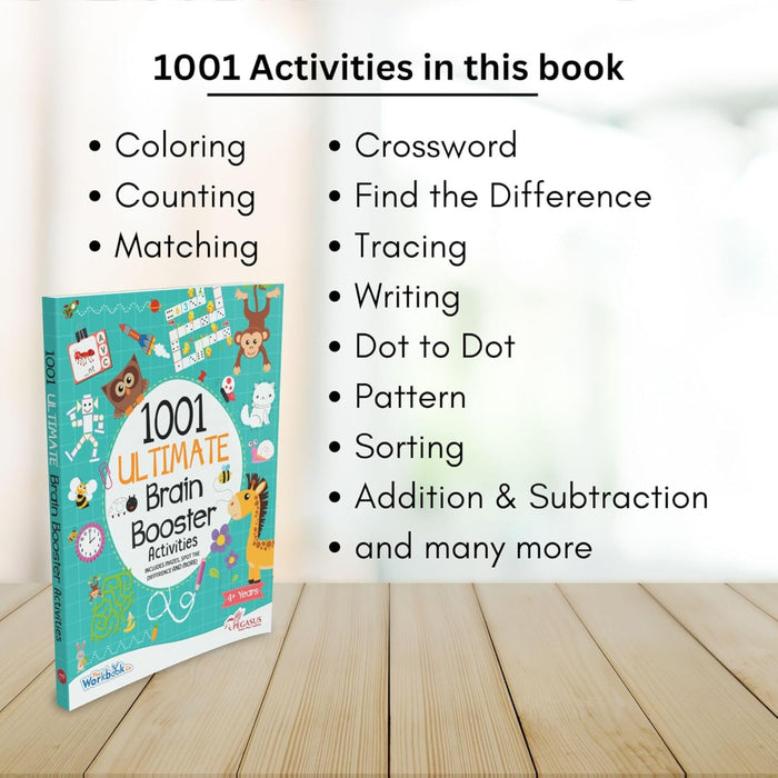 1001 Brain Booster Activities-Activity Books-Pegasus-Toycra