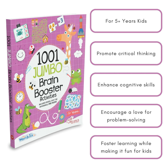 1001 Brain Booster Activities-Activity Books-Pegasus-Toycra