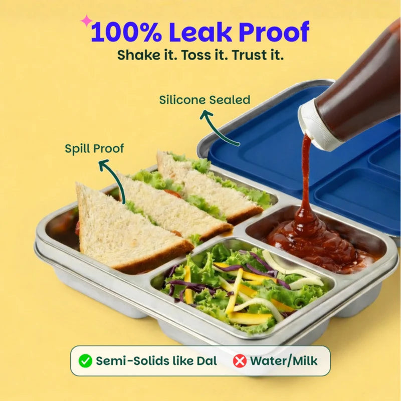 Basil Bento Neo 3 Section Lunch Box-1200ML