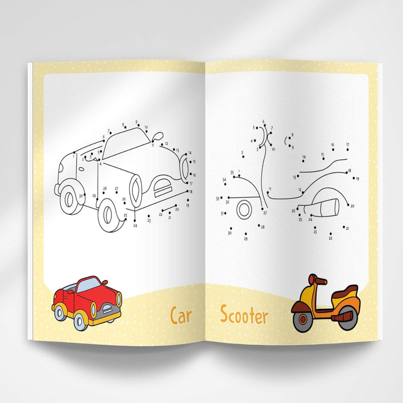 101 Dot To Dot Colouring Book