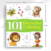 101 Dot To Dot Colouring Book