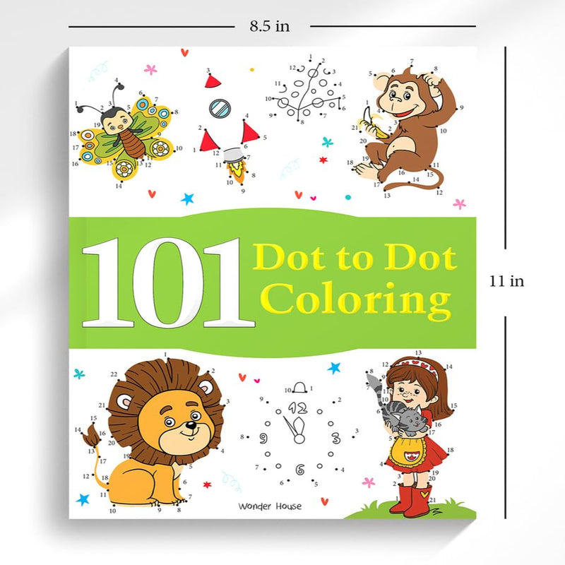 101 Dot To Dot Colouring Book
