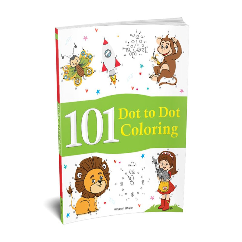 101 Dot To Dot Colouring Book
