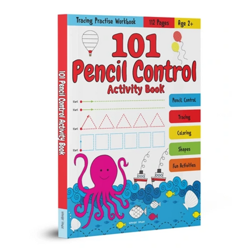 101 Pencil Control Activity Book For Kids: Tracing Practise Book-Activity Books-WH-Toycra