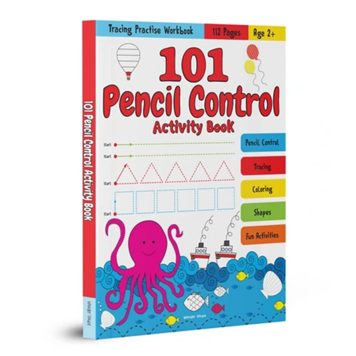 101 Pencil Control Activity Book For Kids: Tracing Practise Book
