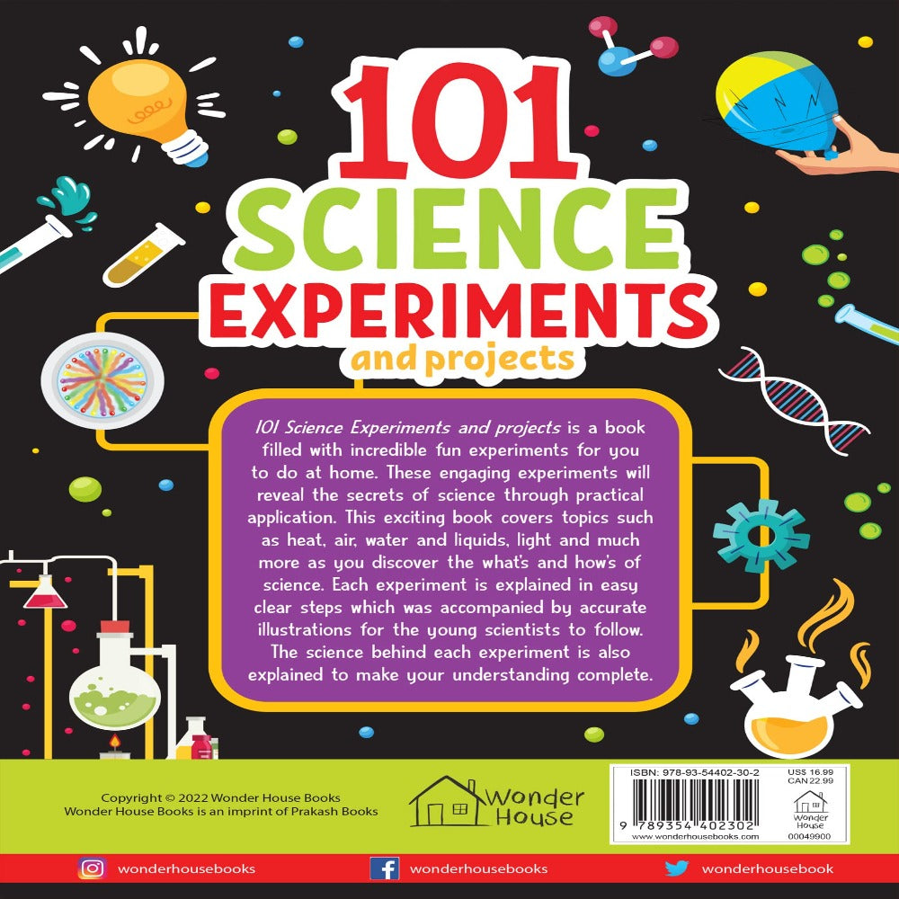 101 Science Experiments And Projects | Buy Online at Toycra