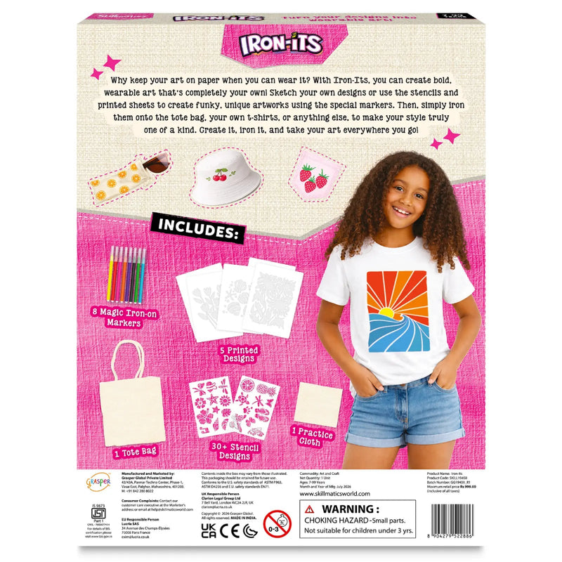 Skillmatics Iron-Its DIY Fabric Art & Craft Kit