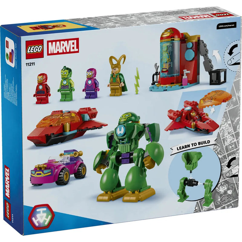 Lego 11211 Marvel Loki vs. Team Iron Man (204 Pieces)