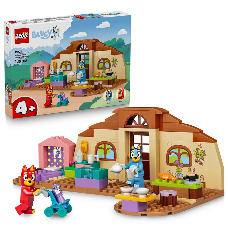 Lego 11221 Bluey School With Rusty And Bluey (106 Pieces)