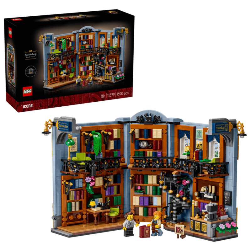 Lego 11379 Icons Bookshop: Book Nook (1690 pcs)