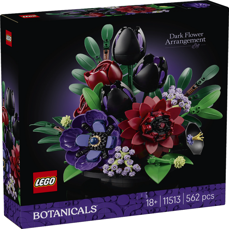 Lego 11513 Dark Flower Arrangement (562pcs)