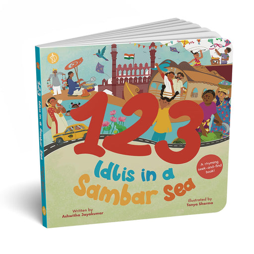 123 Idlis In A Sambar Sea-Board Book-Adidev-Toycra