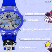 Spiky 7 Multicolor LED Lights Analog Watch For Boys & Girls