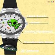 Spiky 7 Multicolor LED Lights Analog Watch For Boys & Girls