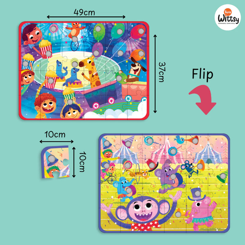 Think Wittsy Tappy TacTiles Circus Celebrations Puzzles