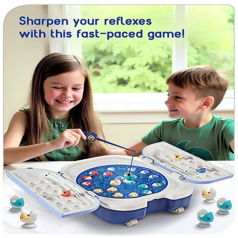 Veva Toys  Premium Rechargeable Magnetic Fishing Game Portable Trolly