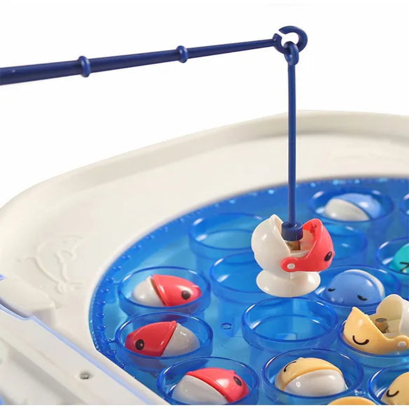 Veva Toys  Premium Rechargeable Magnetic Fishing Game Portable Trolly