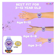 Spiky 7 Multicolor LED Lights Analog Watch For Boys & Girls