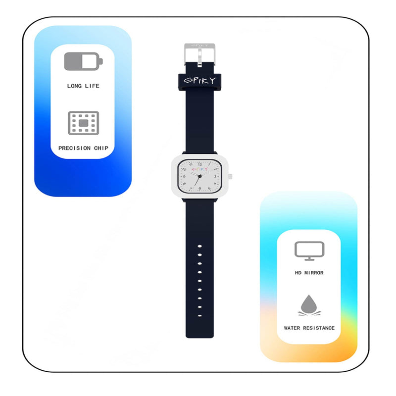 Spiky SPKEVA37 Square Stylish Analog Watch