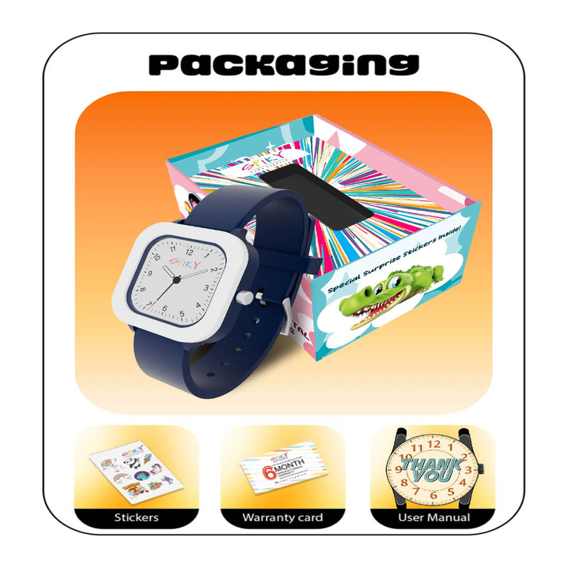Spiky SPKEVA37 Square Stylish Analog Watch