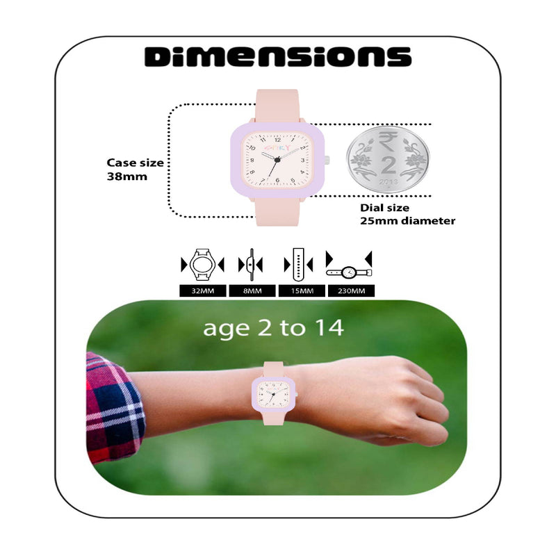 Spiky SPKEVA37 Square Stylish Analog Watch
