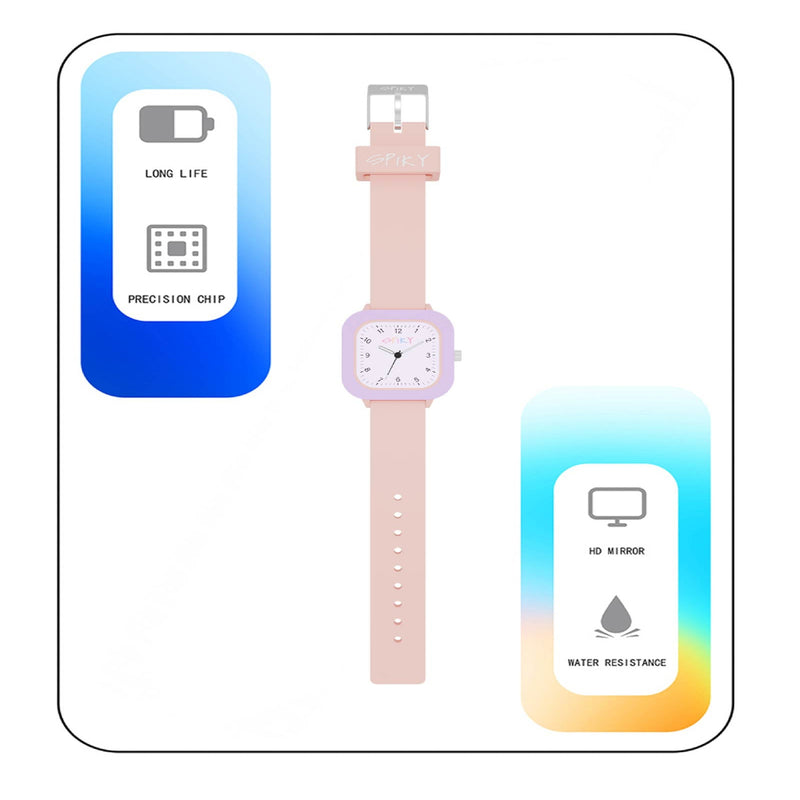 Spiky SPKEVA37 Square Stylish Analog Watch