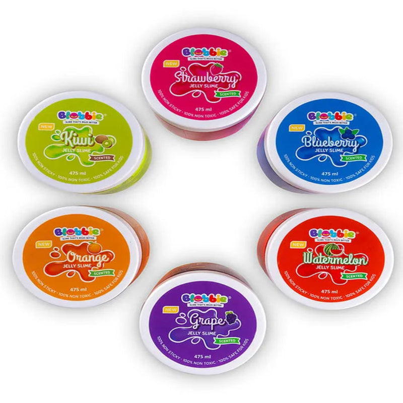 Fundoo Labs Blobbie Fruit Jelly Slime Collection (475 ml)