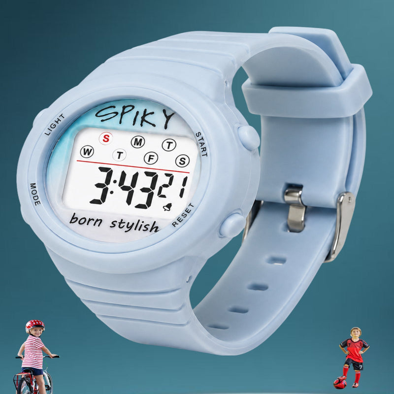 Spiky SPKEVA64 Round Digital Sports Watch For Kids