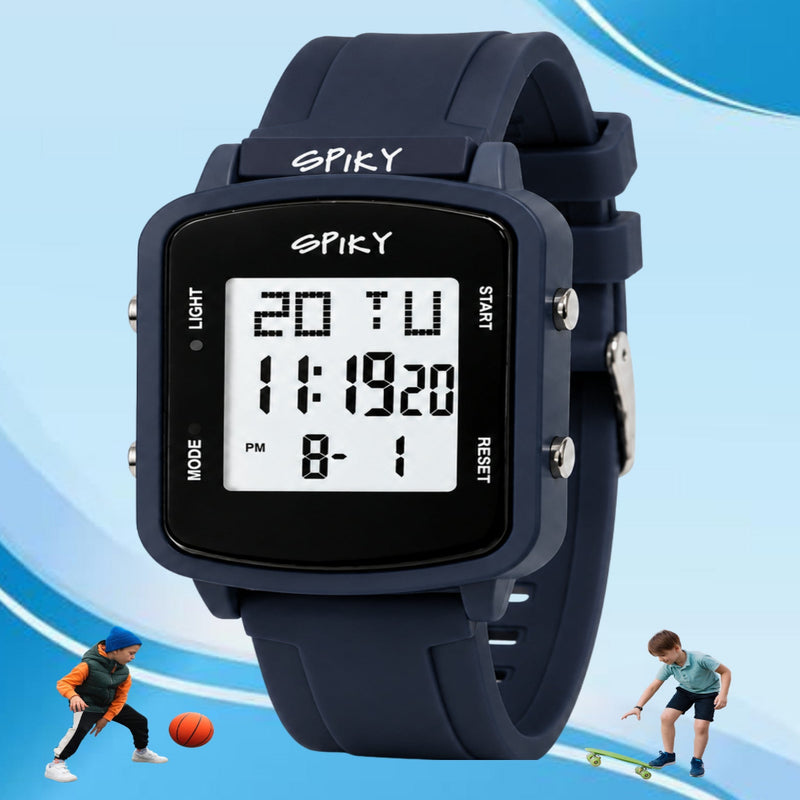 Spiky SPKEVA68 Square Digital Watch For Kids Boys & Girls