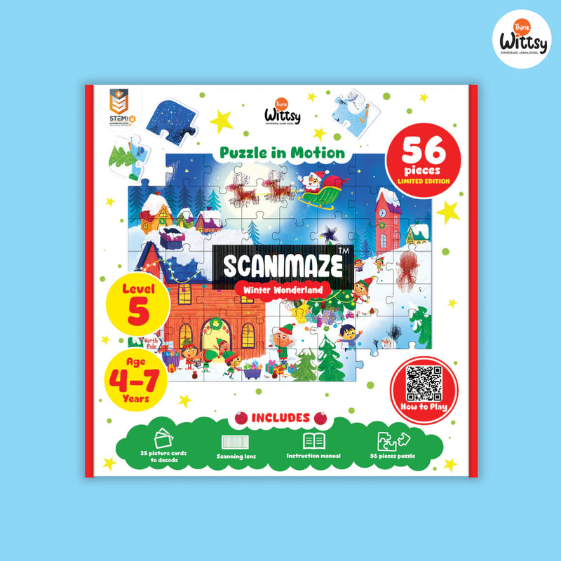 Think Wittsy Scanimaze Winter Wonderland Puzzle