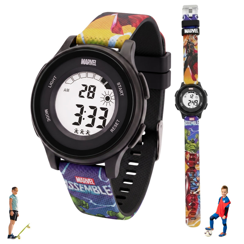 Spiky MV10 Round Kids Digital Watch For Boys & Girls