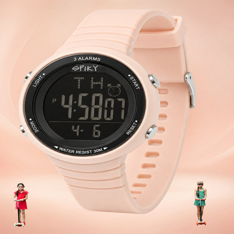 Spiky SPKEVA70 Square Digital Sports Watch