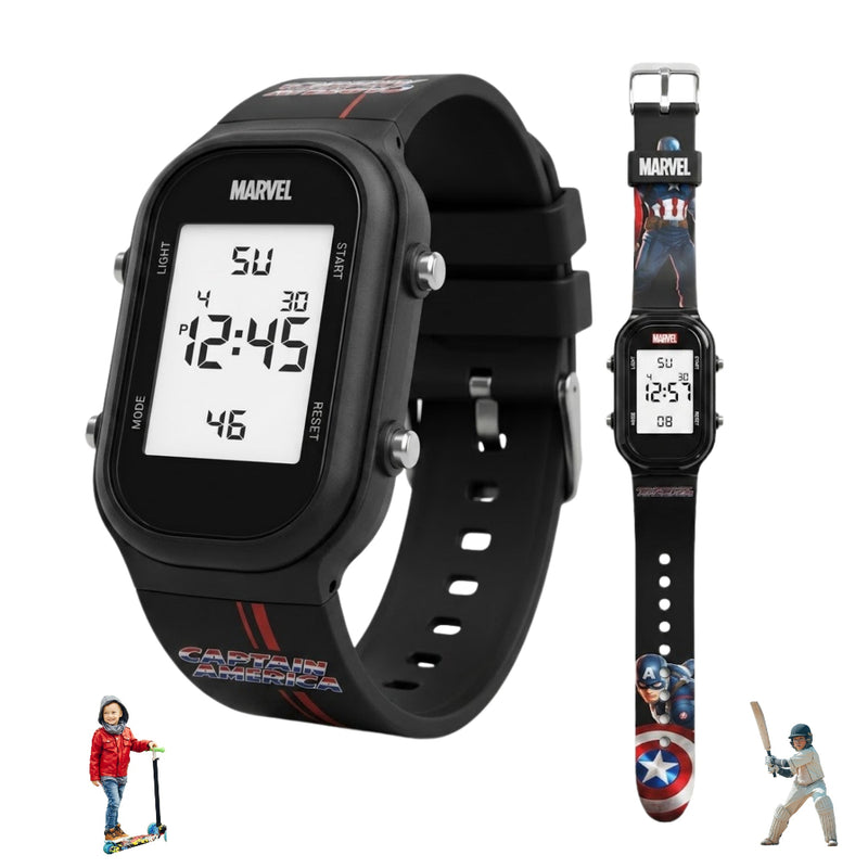 Spiky MV08 Rectangle Dial Sports Watch With Luminous Display