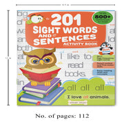 201 Sight Words And Sentence Activity Book