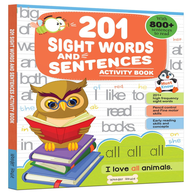 201 Sight Words And Sentence Activity Book