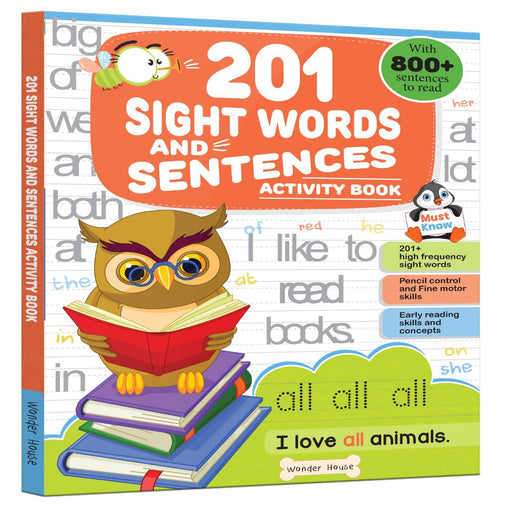 201 Sight Words And Sentence Activity Book