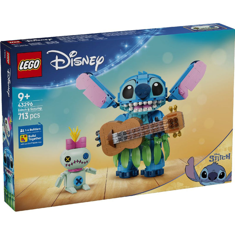 Lego 43296 Disney Stitch & Scrump (713 Pieces)