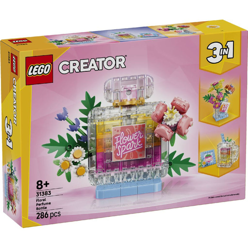 Lego 31383 Creator 3 In 1 Floral Decor Perfume Bottle (286 Pieces)