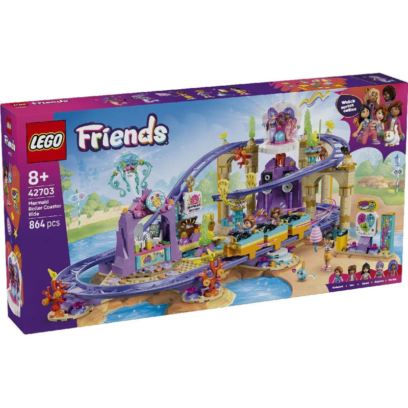 Lego 42703 Friends Mermaid Roller Coaster Ride (864 Pieces)
