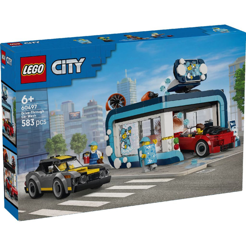 Lego 60497 City Drive-Through Car Wash (583 Pieces)